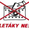 Znak "Letáky ne" 37x52mm - samolepka MAGG www.dobrezeleziarstvo.sk