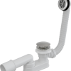 sifón pre hlbšie sprchové vaničky s prepadom, CLICK/CLACK, prietok 48,6l/min. Sifóny PLAST vaničkové