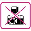 Zákaz fotografovania - samolepka 100x90mm MAGG www.dobrezeleziarstvo.sk