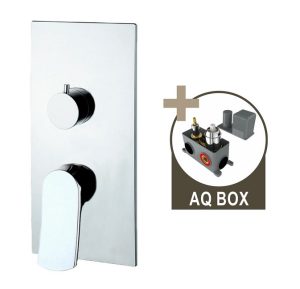 batéria AQS sprchová podomietková pre 2 odberné miesta, s AQ-boxom a s keramickým prepínačom, GALLERIA AQUARISTO STYLE GALLERIA